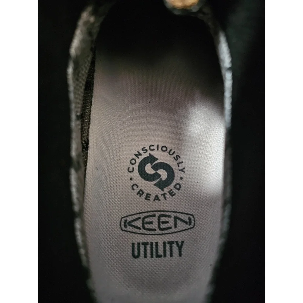 KEEN® (Men's 8.5 D) Skokie™ Waterproof Carbon-Toe Work Boot in Earth - $165